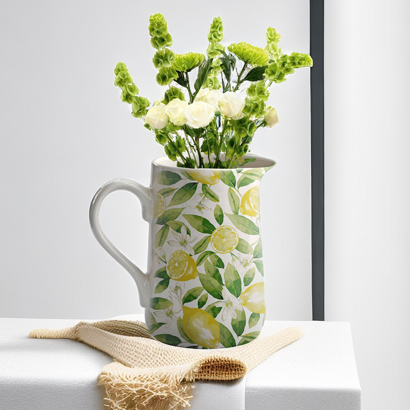 Nordic-style Ceramic Ornaments resin Crafts Home Hydroponic Dry Flower Vases Wholesale Black Ceramic Vase Set